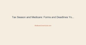 tax season medicare forms