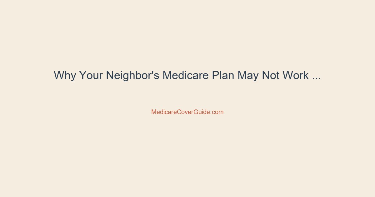 medicare plan comparison personal